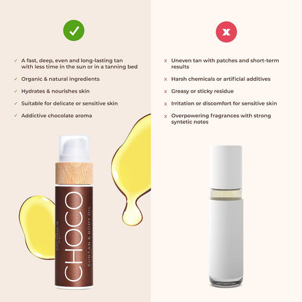Ulei Bronzant Natural Ciocolată